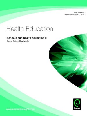 cover image of Health Education, Volume 110, Issue 4